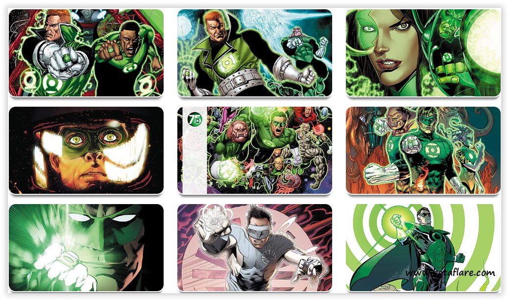 绿灯侠Green Lantern Theme（Win7&Win10主题包）